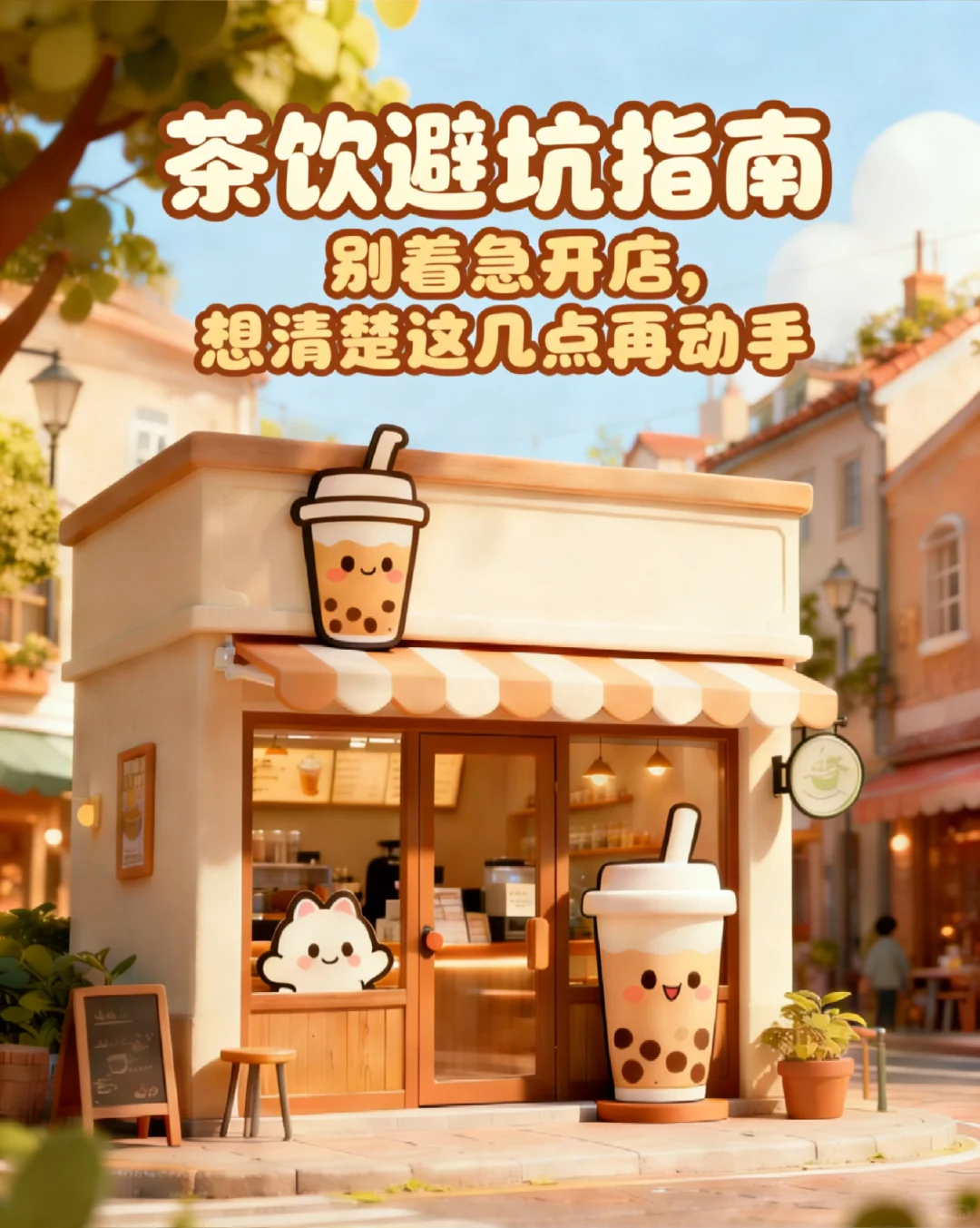 作为一个小白，如果你想开一家茶饮店的话