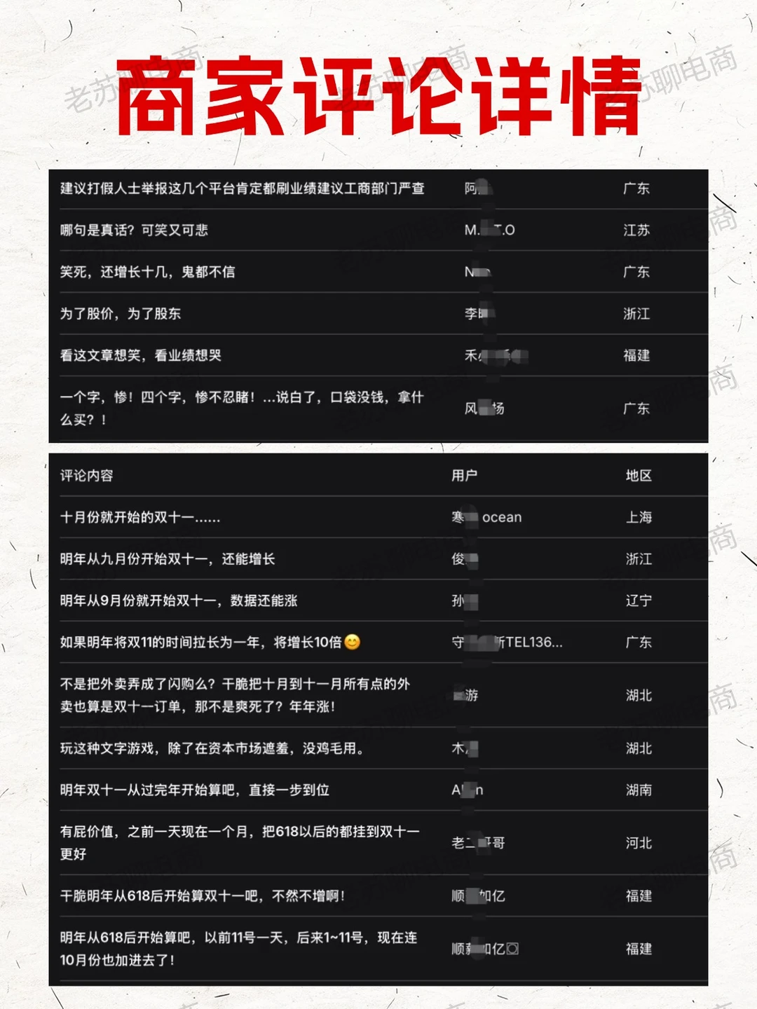 终于看透了❗今年双11就是一场数字游戏
