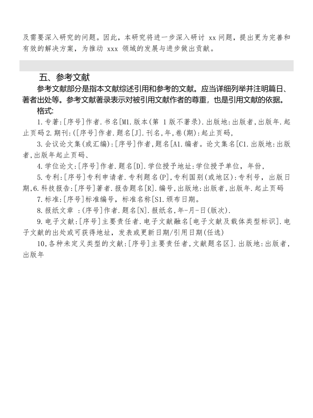 套的文献综述模板，被导师夸了耶?