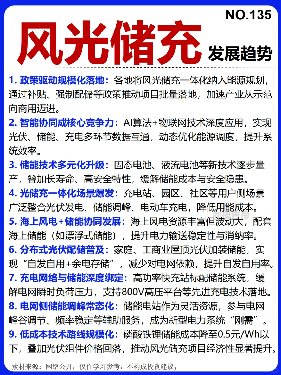 风光储充 浪潮 精析～1天1条产业链