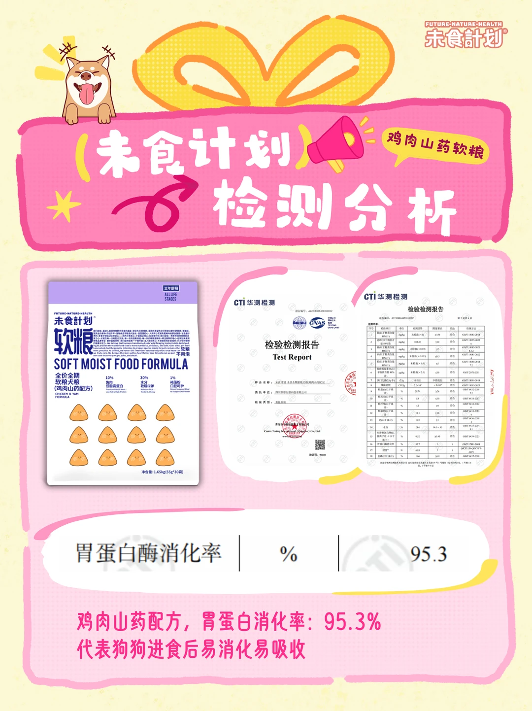 新品烘焙软粮检测报告奉上！