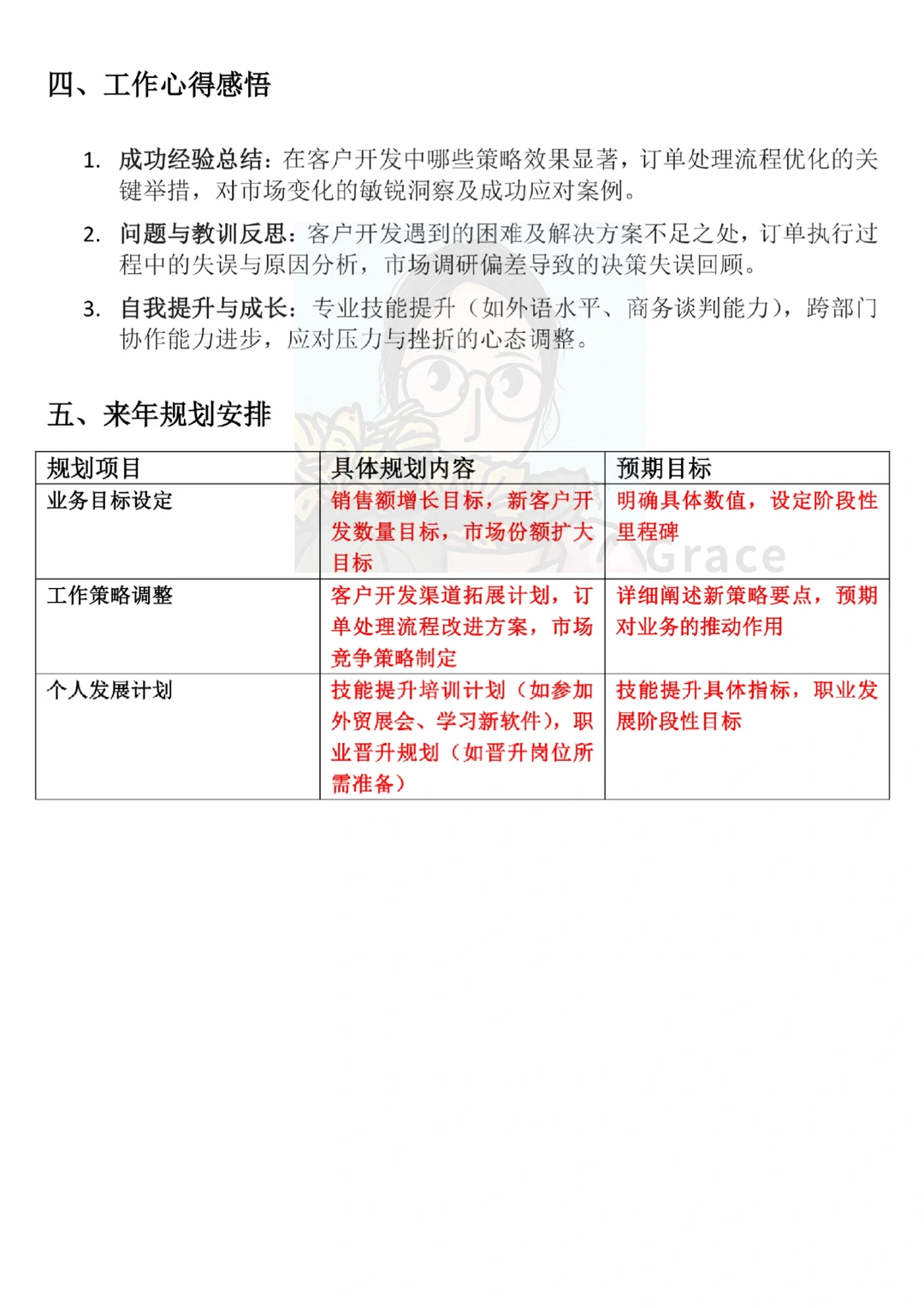 聪明的外贸人，已经准备好年终总结啦～