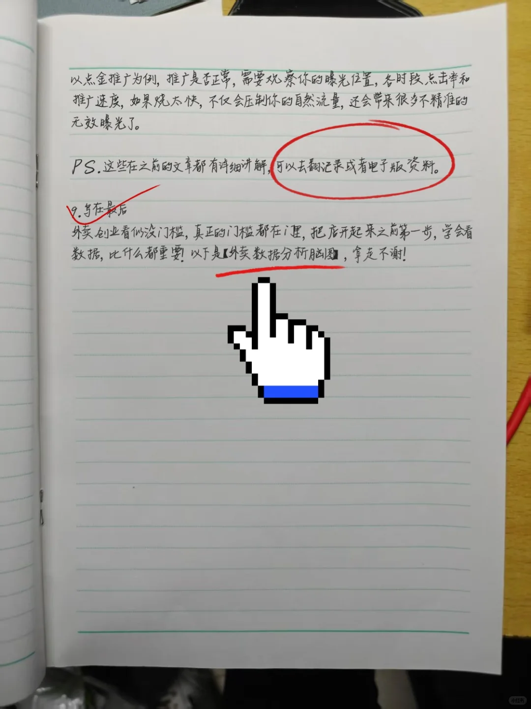 外卖运营秘籍❗请大数据推给商家❗