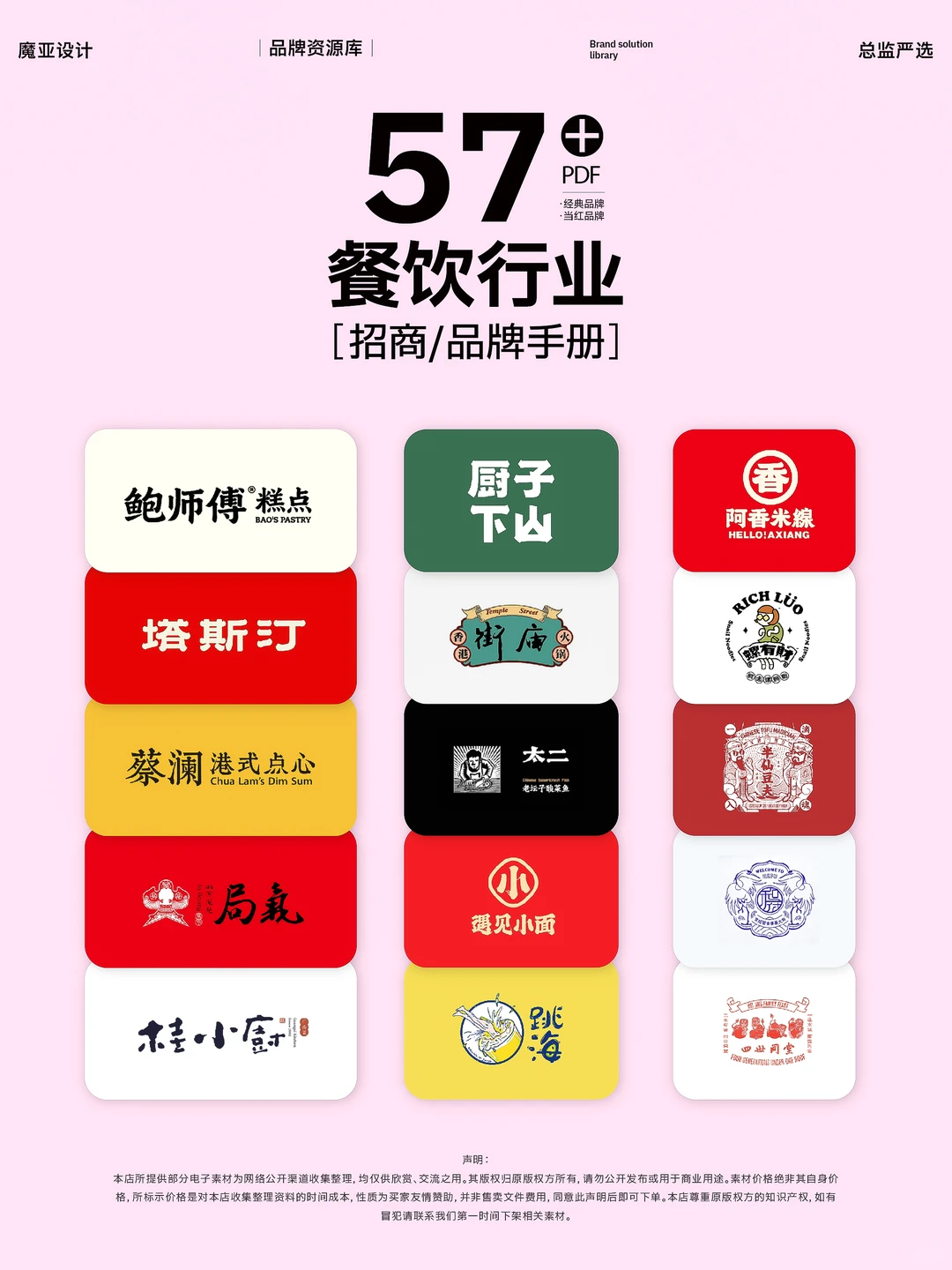57+餐饮行业【品牌手册】，速领??