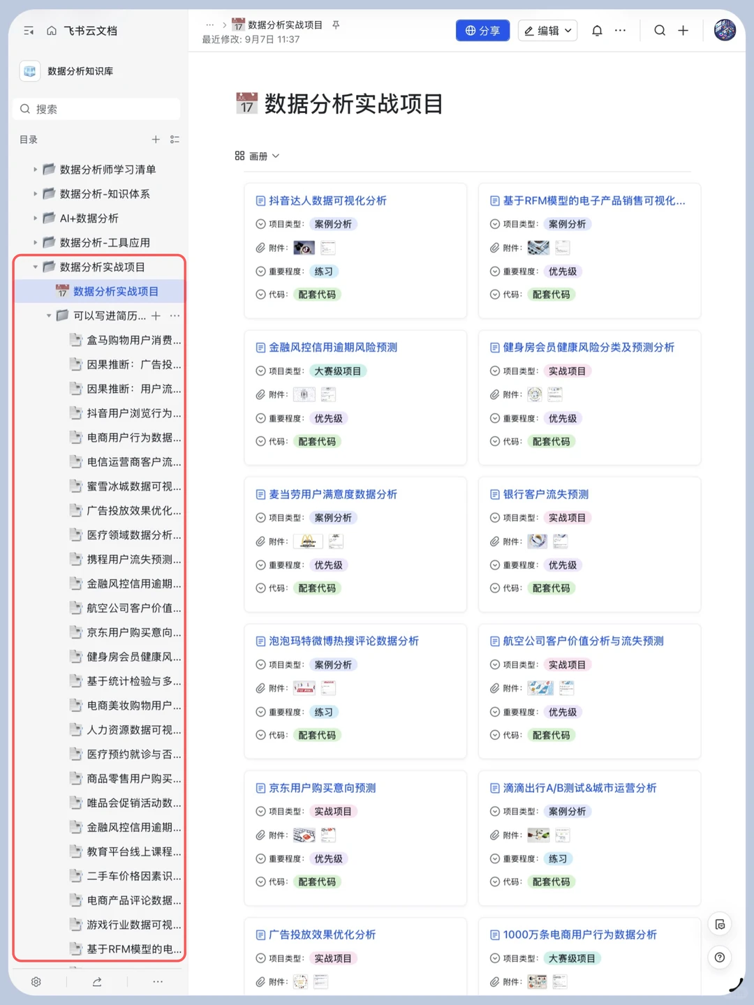 16个数据分析真实项目拆解，拿走即用~