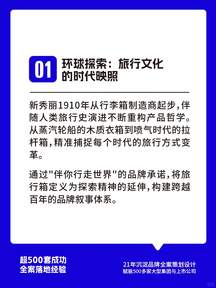 ⚡ 新秀丽箱包品牌营销分析