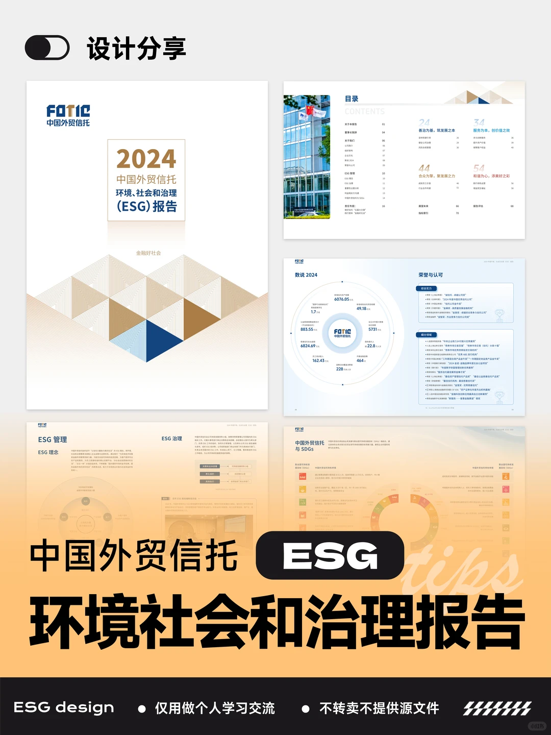 【设计分享】中国外贸信托环境社会和治理报告