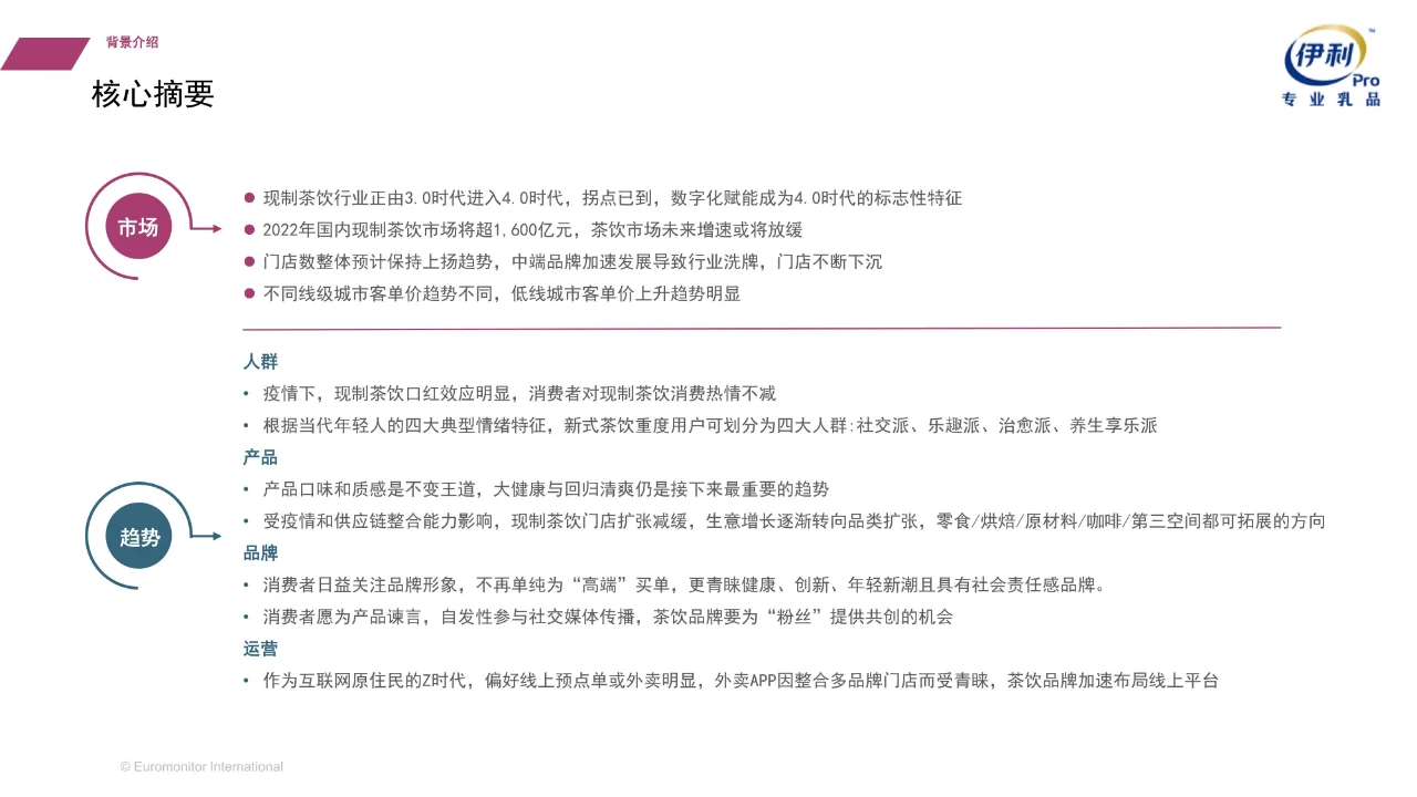 2022中国现制茶饮渠道消费者与行业趋势报告