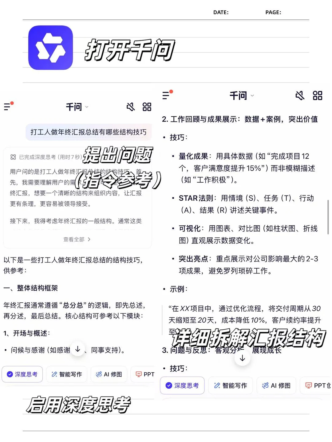 小白不会做汇报?直接抄作业?
