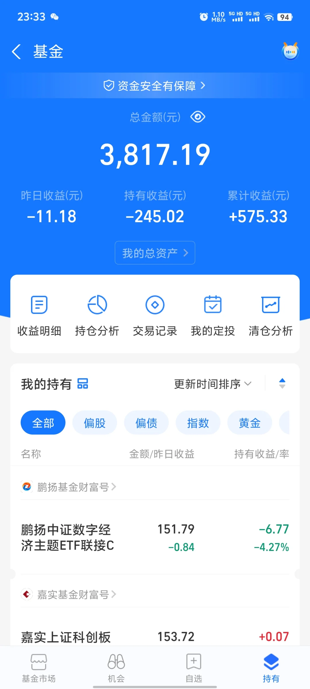大学生投资8k基金，实现小愿望！