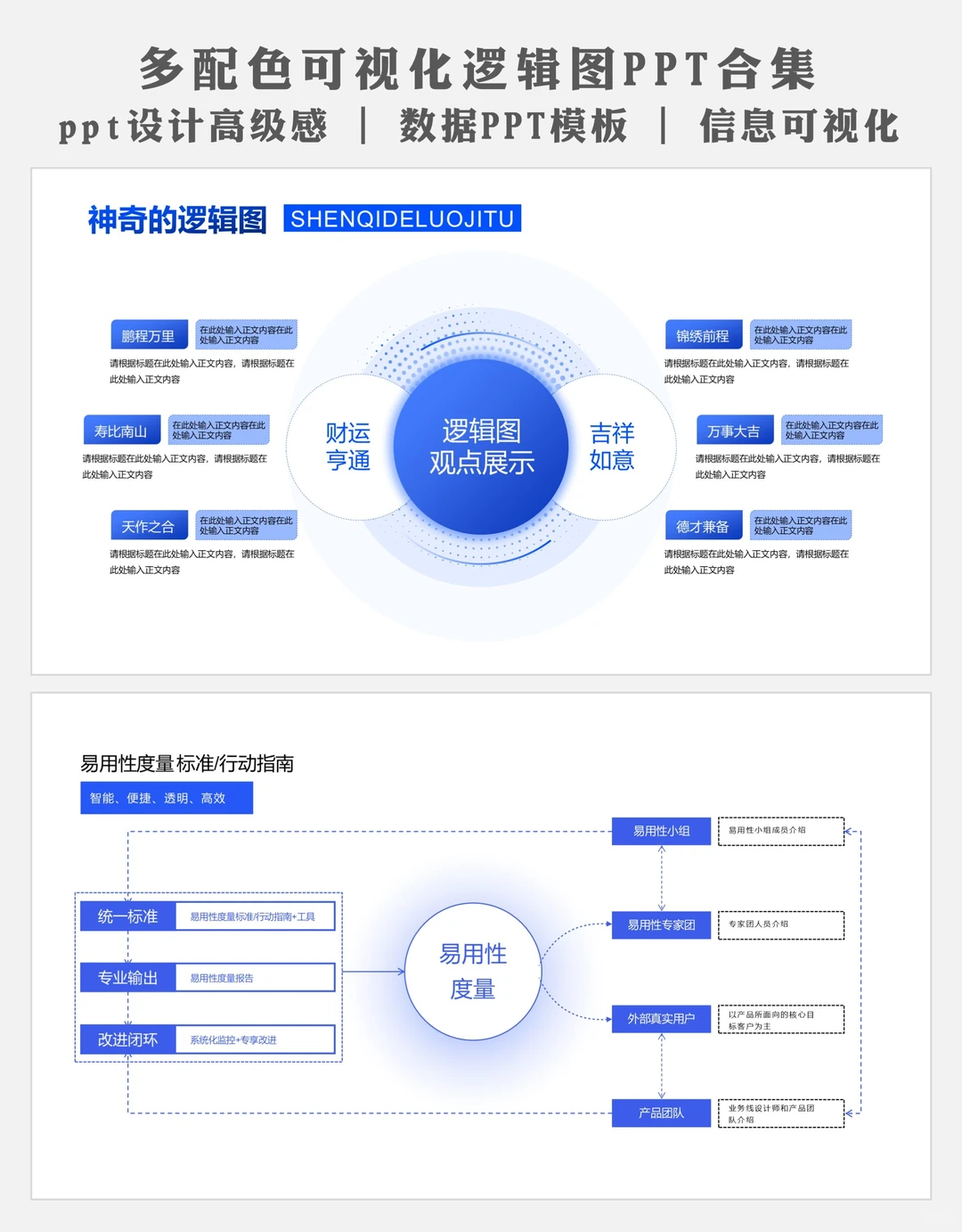 结构化分析ppt模板:分析报告不再干巴巴