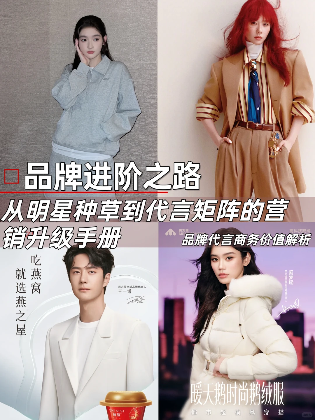 品牌进阶,从种草到代言矩阵的营销升级手册