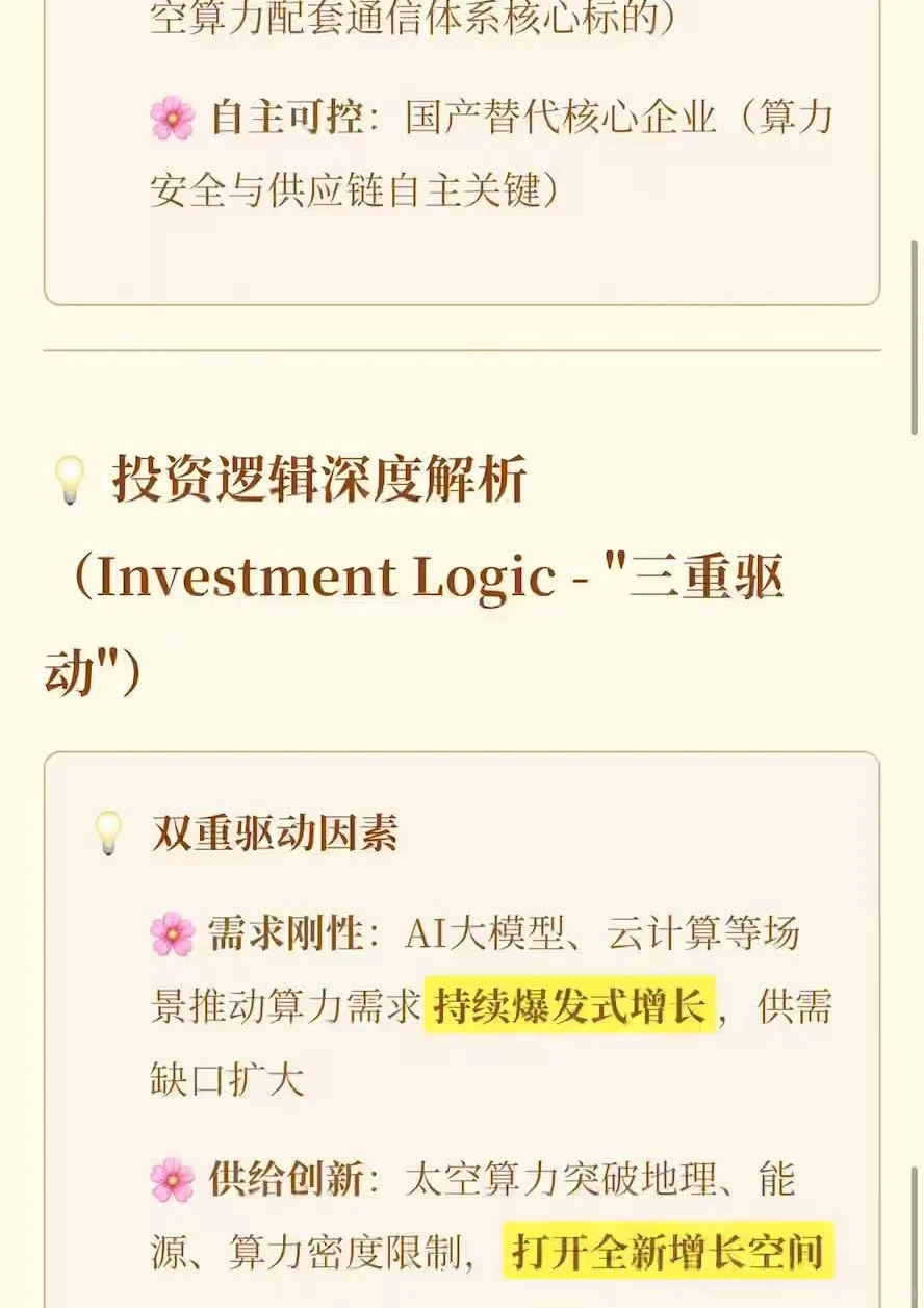 老K带你了解最新话题~(国产&太空算力)