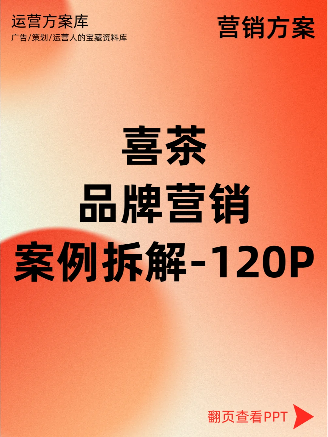 2024喜茶品牌营销案例拆解-120P