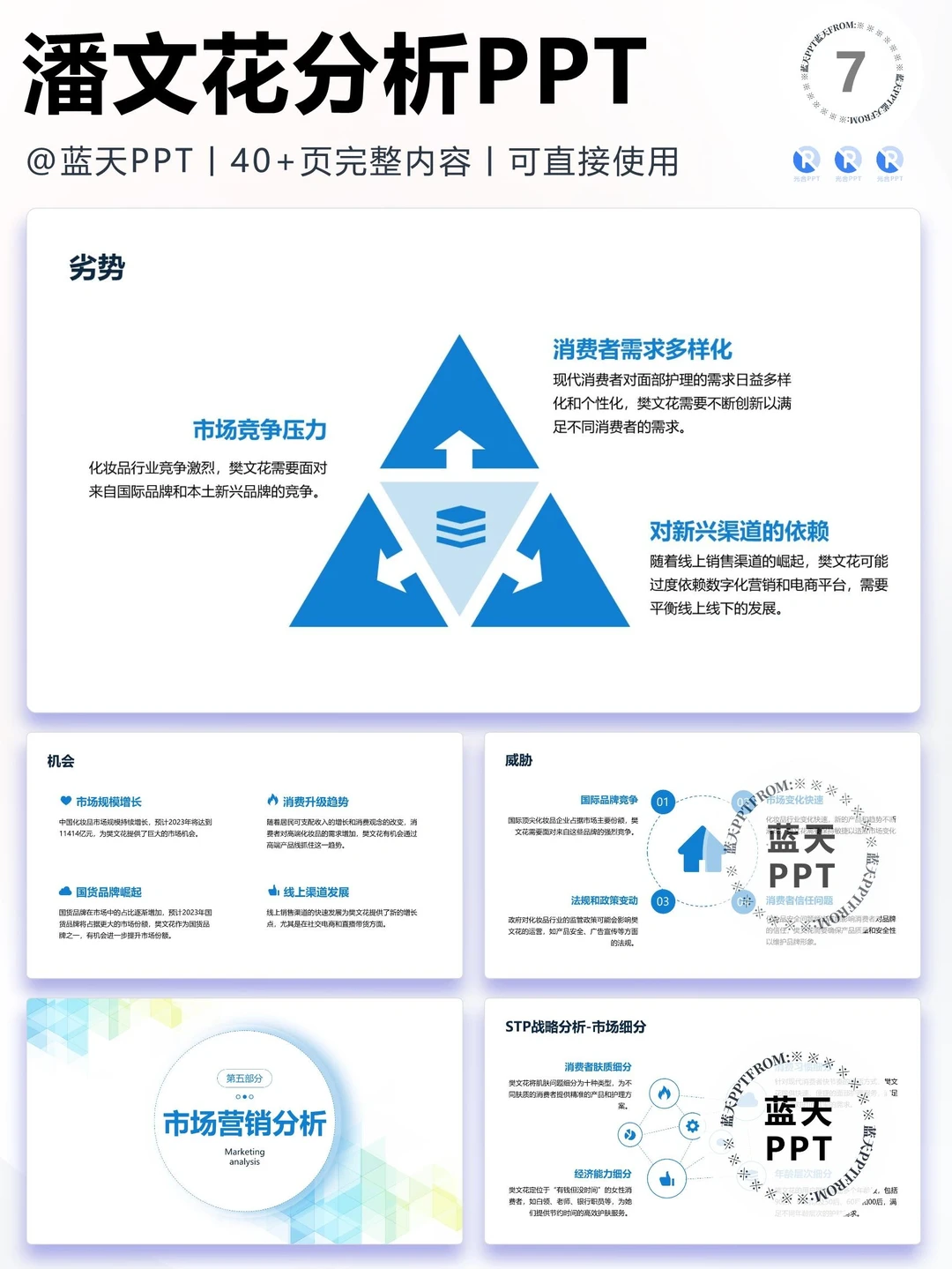 【159】樊文花品牌营销案例策略分析PPT