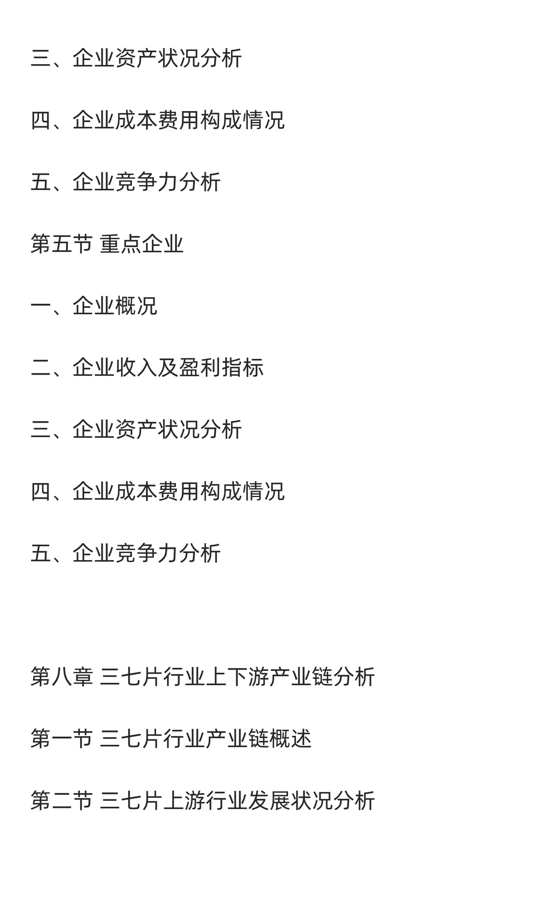 三七片行业市场调研及发展前景分析预测