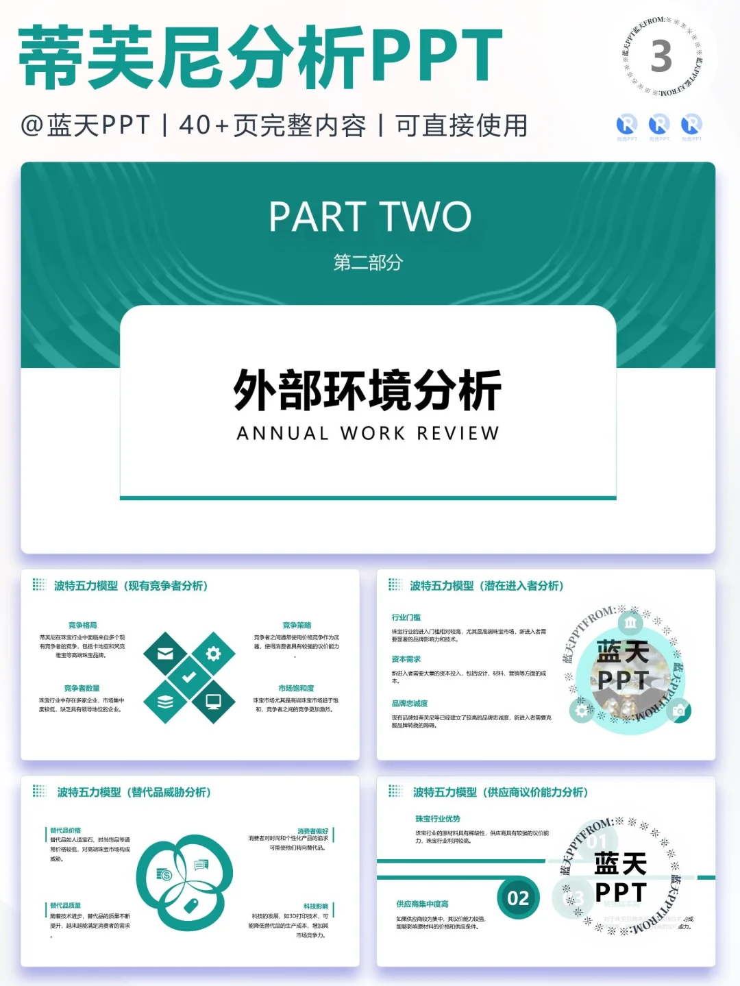 【084】蒂芙尼战略分析营销策略 SWOT PPT
