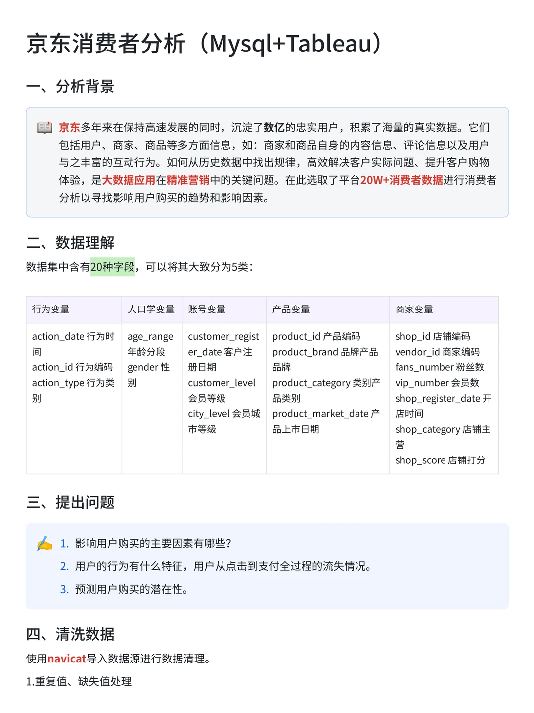 每天掌握一个数据分析项目