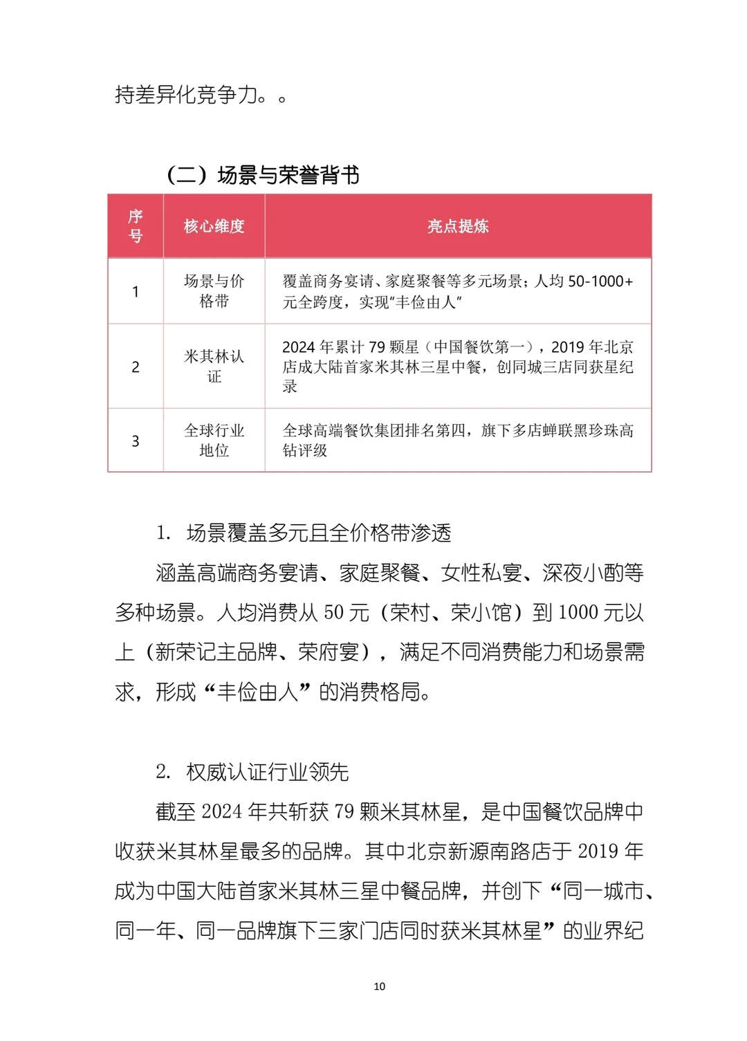 新荣记品牌战略计划书
