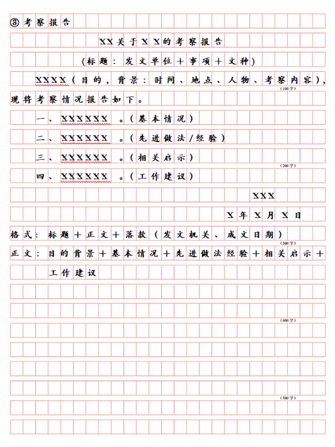 国省考考前必备，公文格式看这篇（报告）