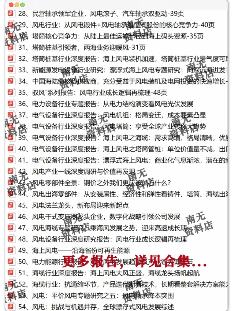 2026风电产业海风力发电能源发展趋势报告