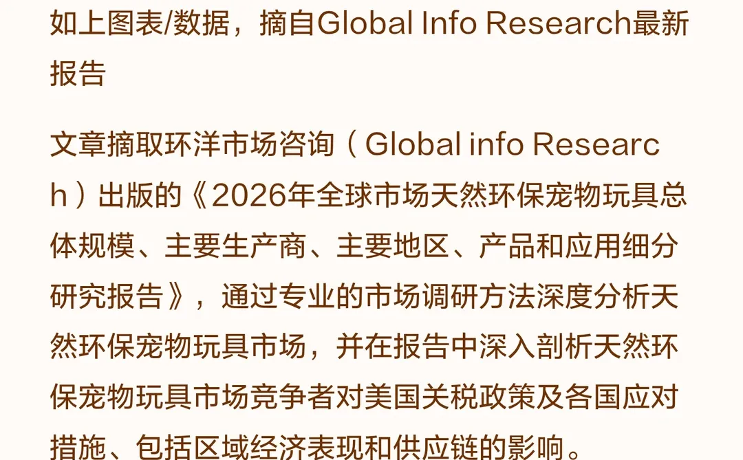 可持续宠爱：全球天然宠物玩具市场趋势报告
