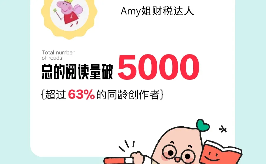 ?在小红书获得的阅读量破5000啦❗️