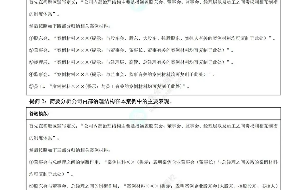 25年cpa《战略》主观题答题套路+技巧?