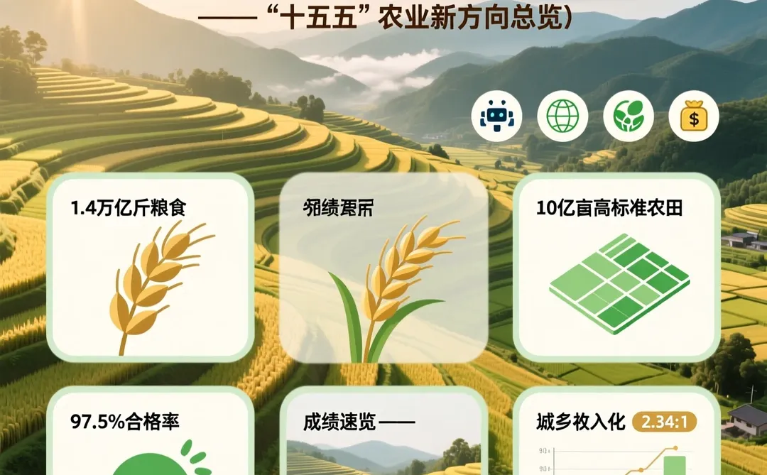 【1分钟读懂“十五五”农业新方向】