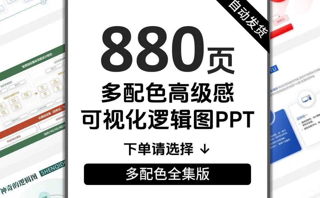 逻辑结构图示设计ppt:像咨询公司出品