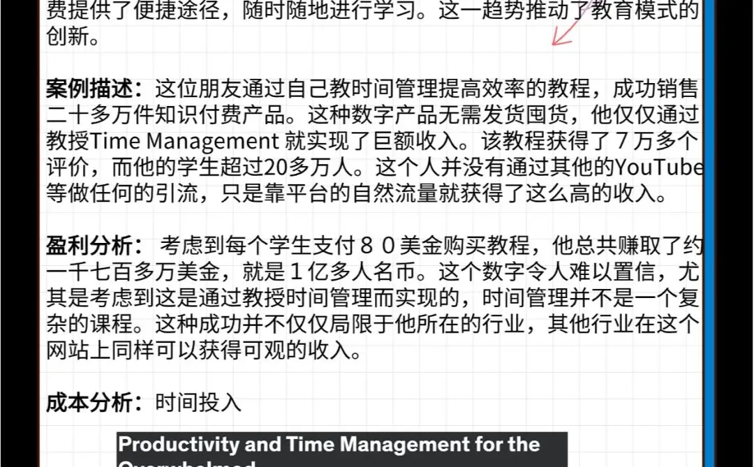 一节知识付费课程, 获利一千七百万美金！