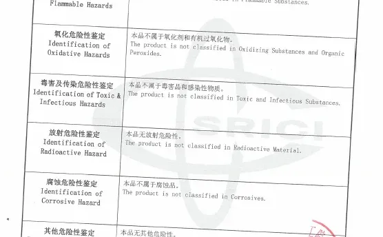 25年msds和货物运输鉴定报告时间又改了