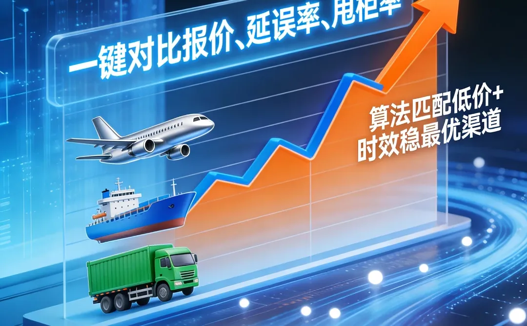 渠道比价 + 重抛优化,物流成本直省 5%-8%