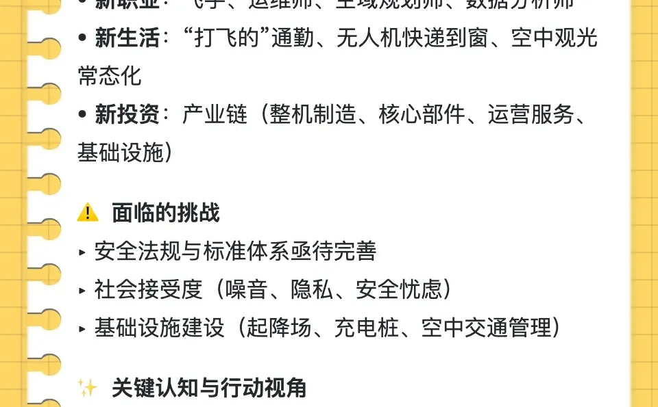 ? “低空经济”将如何改变你的生活？