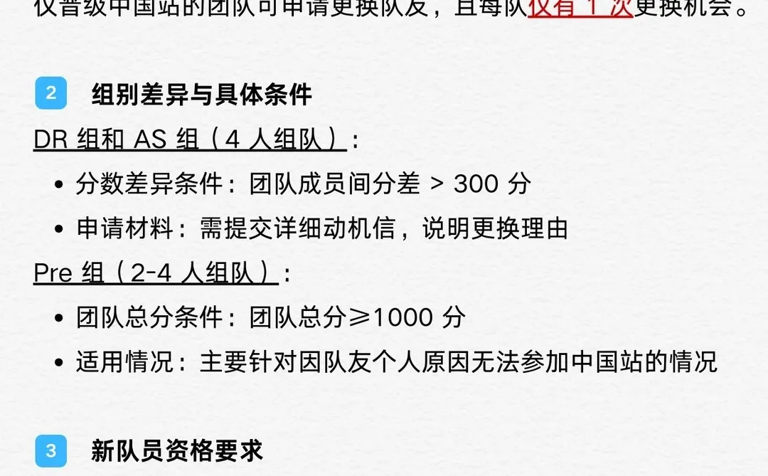 2026年CNEC中国站,考核环节+换队友