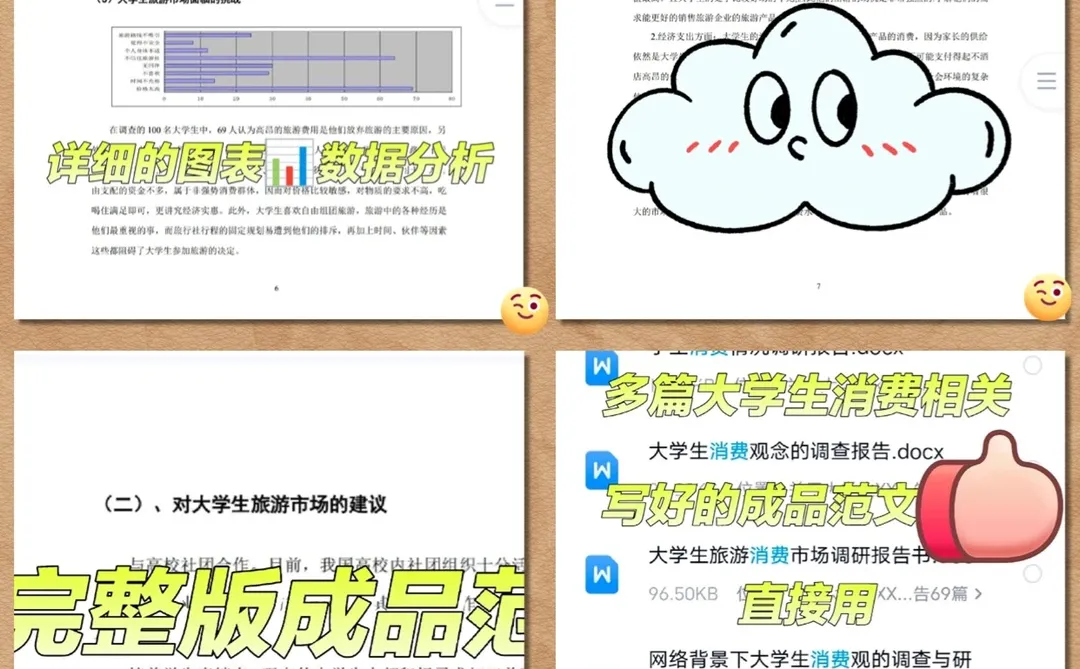 ?大学生旅游消费市场调查报告成品范文