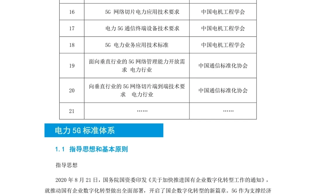 电力5G标准体系白皮书