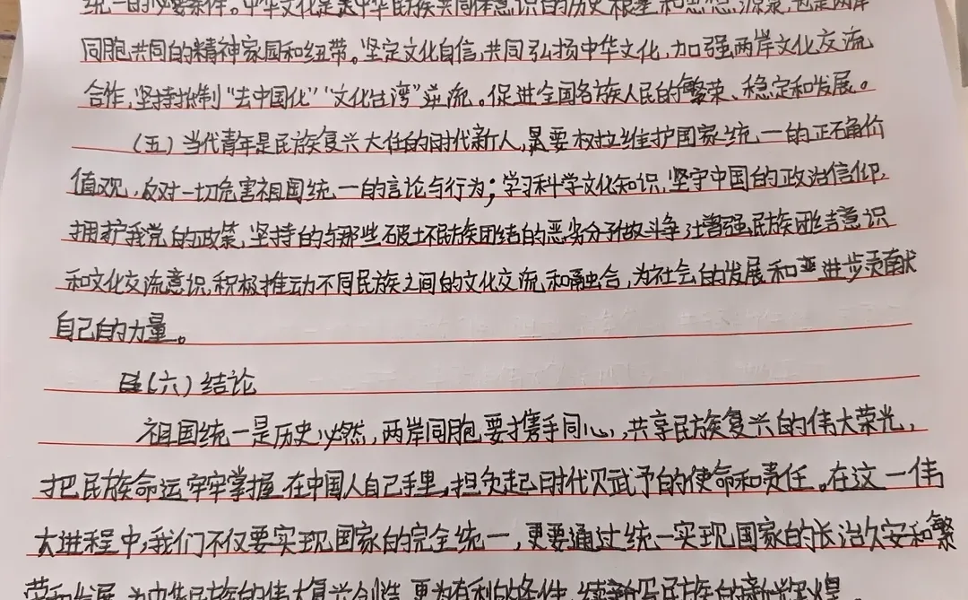 2025大学生形势与政策结课论文