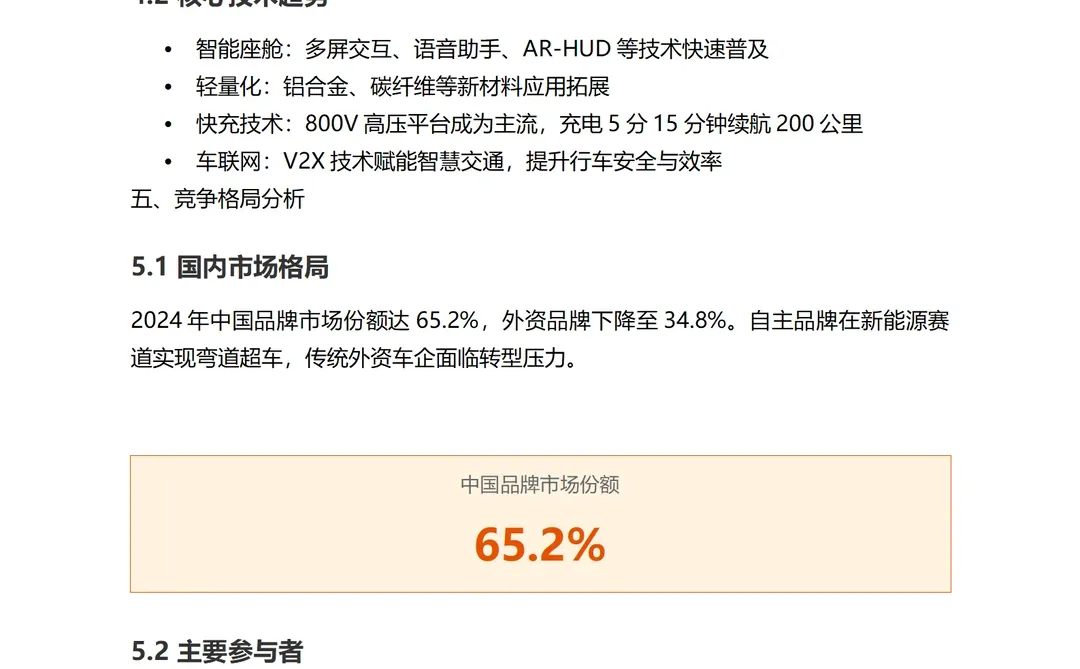 汽车制造业行业深度报告！