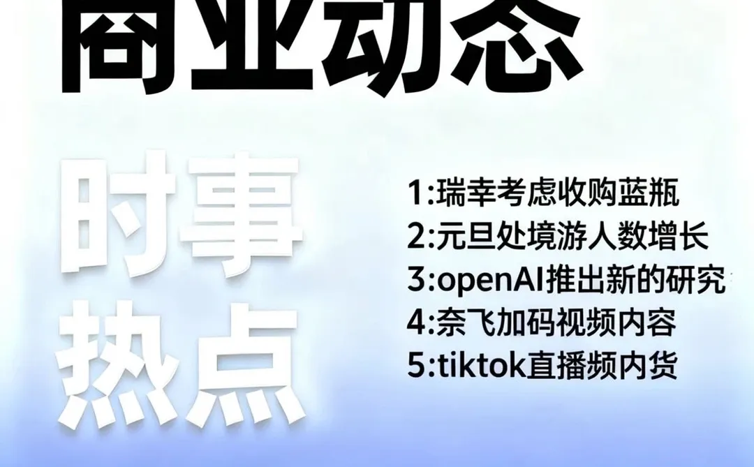 ?12.18商业科技动态
