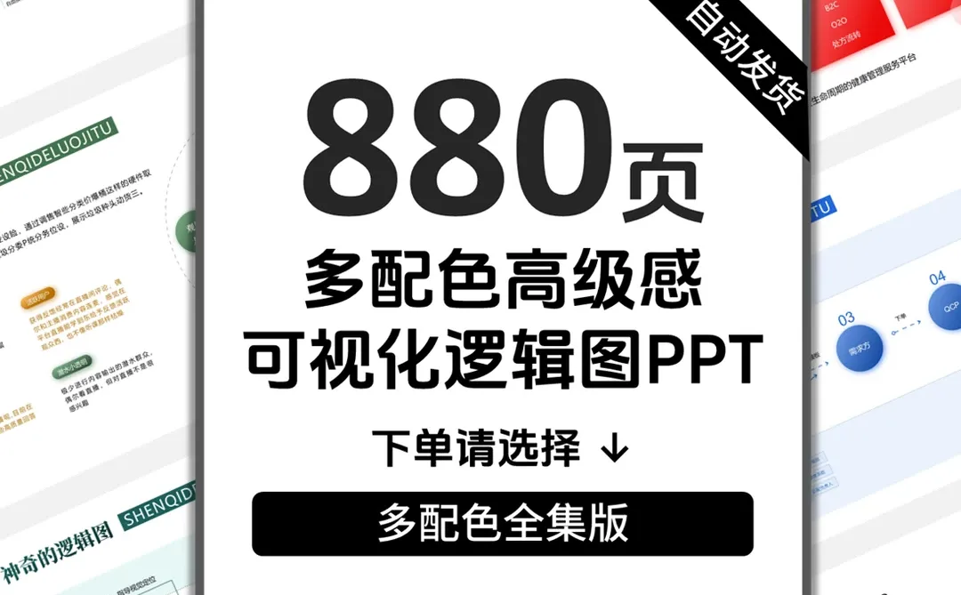 逻辑结构可视化设计ppt信息变图表达更犀利