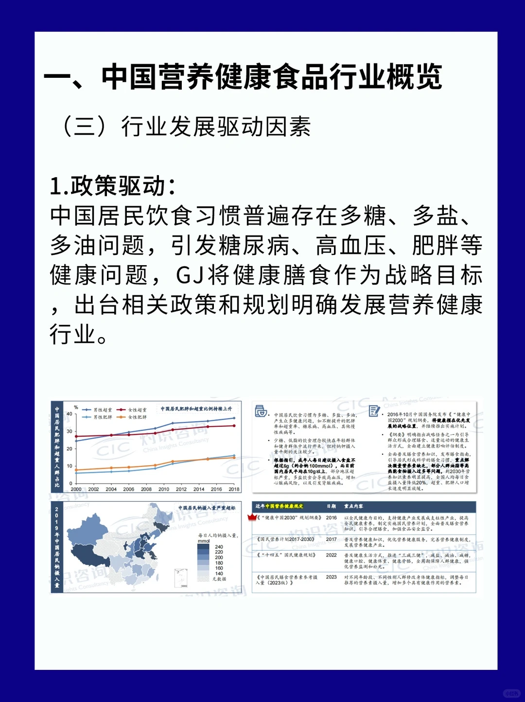 行业报告?中国营养健康食品蓝皮书