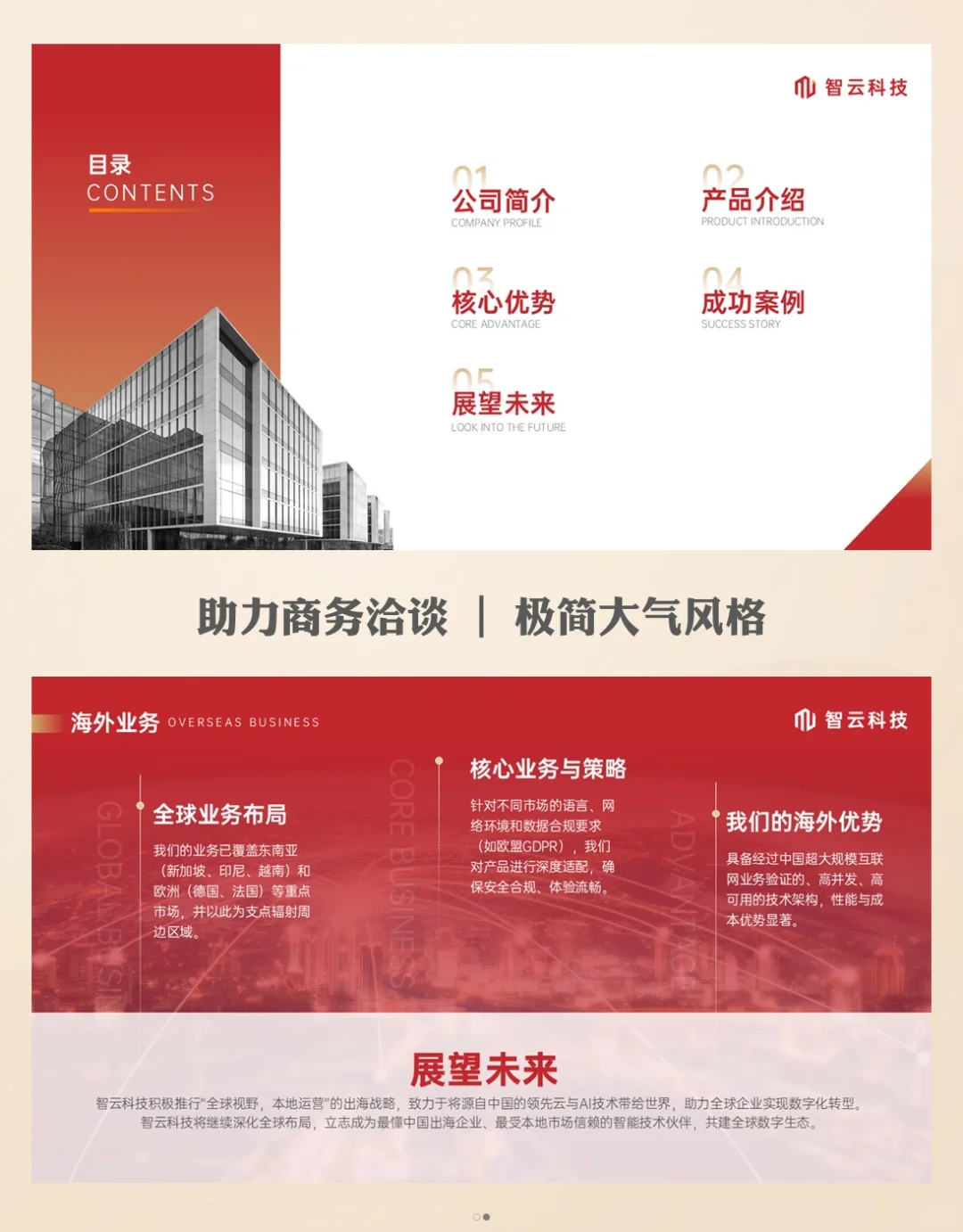 企业形象展示ppt案例解析
