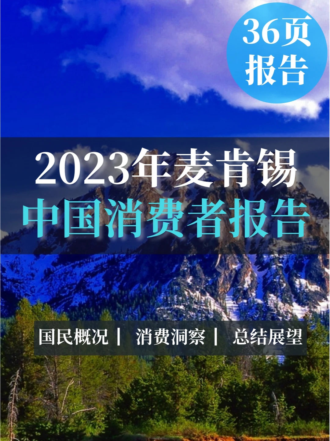 36页报告▏2023年麦肯锡中国消费者研究报告