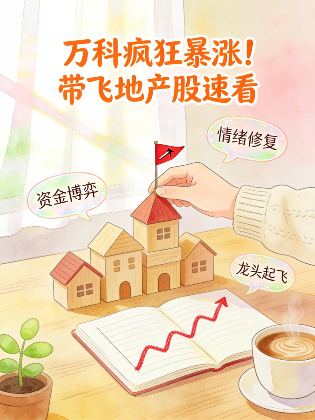 ?万科疯狂暴涨!带飞地产股速看