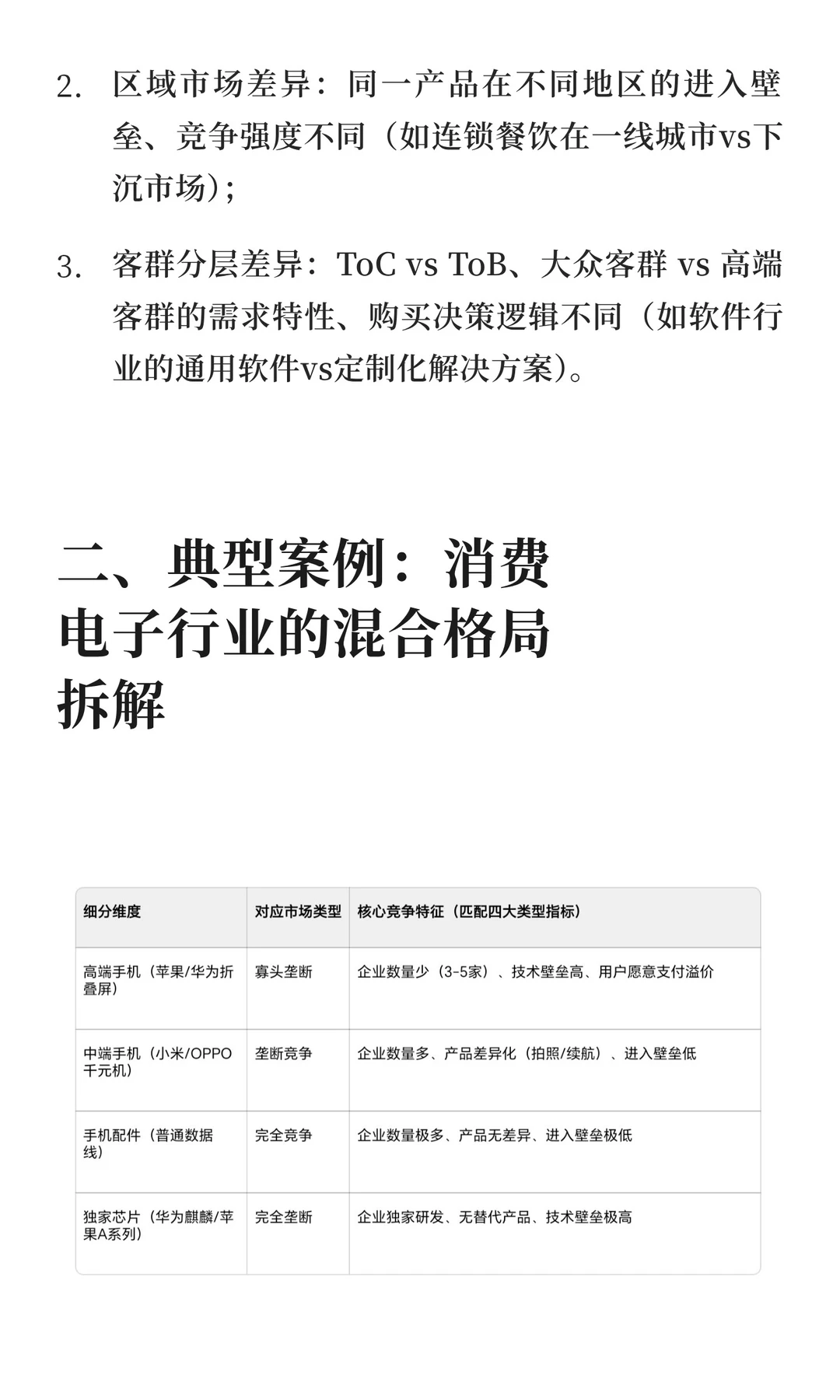 从竞争格局看市场类型（进入与已在，存量与