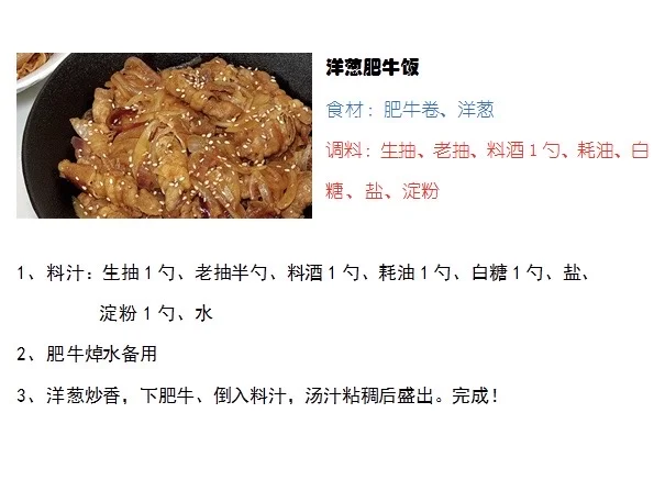 洋葱肥牛饭