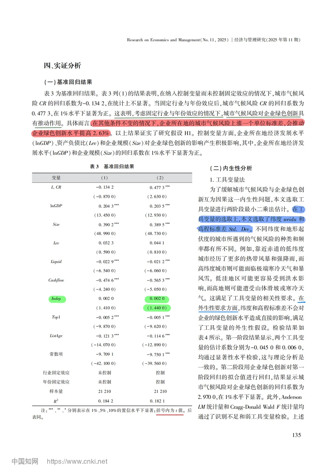 【文献分享】城市气候风险与企业绿色创新