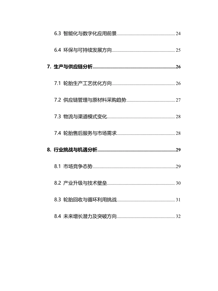 2025年汽车轮胎行业调研分析报告
