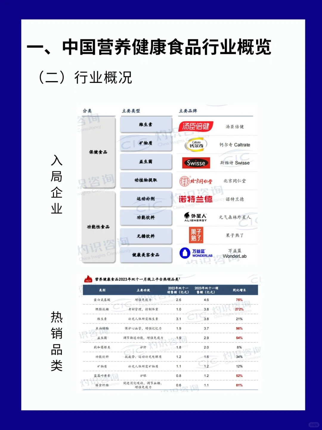 行业报告?中国营养健康食品蓝皮书